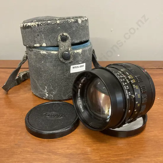 Kowa 150mm f/3.5 Prime Lens For Kowa 6 Medium Format Camera With Kowa 150B Case